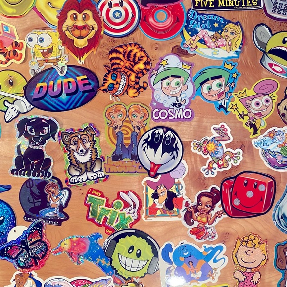 Y2K Early 2000s Vintage Vending Machine Sticker Lot - Picture 3 of 12